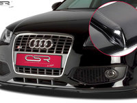 Prelungire Bara Fata Lip Spoiler Audi S3 8P 2003-2013 CSR-CSL162-C Plastic ABS carbon look
