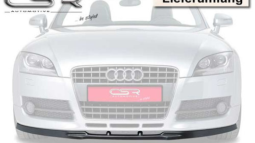 Prelungire Bara Fata Lip Spoiler Audi TT 8J toate modelele in afara de TTS/TTRS ab 2006 CSR-CSL012-C Plastic ABS carbon look