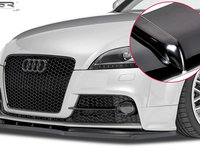 Prelungire Bara Fata Lip Spoiler Audi TT 8J toate modeleleS/S-Line 2006-2014 CSR-CSL095-G Plastic ABS negru lucios