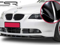 Prelungire Bara Fata Lip Spoiler BMW seria 5 E60/61 toate modelele in afara de M/M-Paket 6/2003-3/2007 CSR-CSL018-G Plastic ABS negru lucios