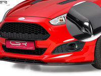 Prelungire Bara Fata Lip Spoiler Ford Fiesta MK7 ST-Line ab 2013 CSR-CSL098-C Plastic ABS carbon look