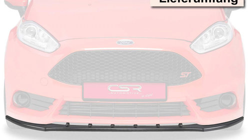 Prelungire Bara Fata Lip Spoiler Ford Fiesta MK7 ST ab 2013 CSR-CSL104-G Plastic ABS negru lucios