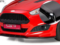 Prelungire Bara Fata Lip Spoiler Ford Fiesta MK7 ST-Line ab 2013 CSR-CSL098-G Plastic ABS negru lucios