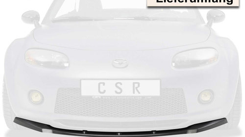 Prelungire Bara Fata Lip Spoiler Mazda MX5 MK3 Typ NC toate modelele 2005-2009 CSR-CSL053 Plastic ABS