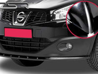 Prelungire Bara Fata Lip Spoiler Nissan Qashqai 2010- CSR-CSL051-G Plastic ABS negru lucios