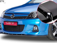 Prelungire Bara Fata Lip Spoiler Opel Astra H OPC 2004-2010 CSR-CSL056-G Plastic ABS negru lucios