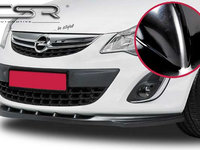 Prelungire Bara Fata Lip Spoiler Opel Corsa D toate modelele in afara de GSI/OPC ab 2010 CSR-CSL021-G Plastic ABS negru lucios