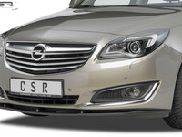 Prelungire Bara Fata Lip Spoiler Opel Insignia toate modelele in afara de OPC/OPC-Line ab 6/2013 CSR-CSL131 Plastic ABS