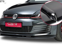 Prelungire Bara Fata Lip Spoiler VW Golf 7 GTI, GTD ab 04/2013 CSR-CSL112-C Plastic ABS carbon look