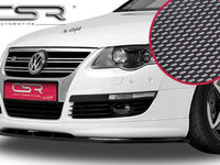 Prelungire Bara Fata Lip Spoiler VW Passat 3C B6 numai passend pentru R-Line, nicht R36 03/2005?07/2010 CSR-CSL040-C Plastic ABS carbon look