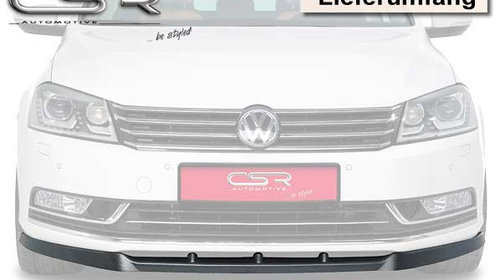 Prelungire Bara Fata Lip Spoiler VW Passat 3C B7 nicht passend pentru R und R-Line ab 11/2010 CSR-CSL039-G Plastic ABS negru lucios