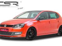 Prelungire Bara Fata Lip Spoiler VW Polo 6R toate modelele in afara de GTI/Cross ab 2009 CSR-CSL038 Plastic ABS