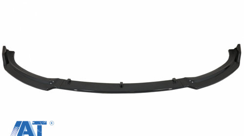 Prelungire Bara Fata Negru Lucios compatibil cu BMW Seria 3 F30 F31 (2011-2019) Pentru Bara Fata Standard