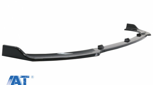 Prelungire Bara Fata Negru Lucios compatibil cu BMW Seria 3 F30 F31 (2011-2019) Pentru Bara Fata Standard