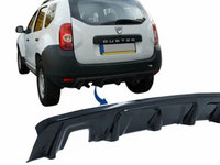 Prelungire Bara Spate compatibil cu DACIA Duster 4x4 / 4x2 (2010-2017) Negru Lucios SPRBDDPB