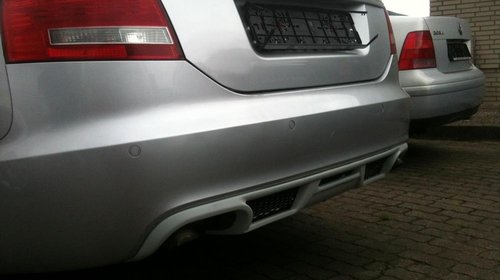 Prelungire bara spoiler difuzor spate Audi A6 C6 4F 2004 2005 2006 2007 2008 ABT Sedan S line RS6 S6 ver. 2