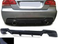 Prelungire Buza Spoiler Bara Spate Negru Lucios pentru BMW Seria 3 E92 E93 335i 335d 28620 ⭐⭐⭐⭐⭐