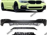 Prelungire difuzor bara fata Bmw Seria 5 G30 G31 M-Pachet 2017- v4 - Maxton Design