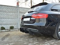 Prelungire difuzor bara spate Audi A4 B8 Avant Facelift 2011-2015 v2 - Maxton Design