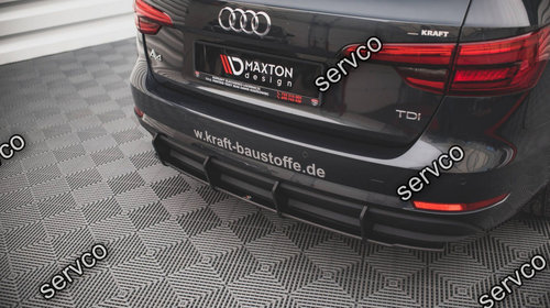 Prelungire difuzor bara spate Audi A4 B9 Avant 2015-2019 v10 - Maxton Design