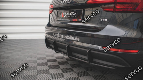 Prelungire difuzor bara spate Audi A4 B9 Avant 2015-2019 v10 - Maxton Design