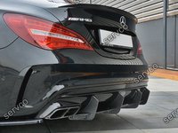 Prelungire difuzor bara spate Mercedes CLA A45 amg C117 Facelift 2017- v4 - Maxton Design
