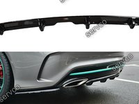 Prelungire difuzor bara spate Mercedes CLA C117 Amg-Line Facelift 2017- v7 - Maxton Design