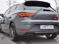 Prelungire difuzor bara spate Seat Leon 5F Mk3 Cupra Facelift 2017- v7 - Maxton Design