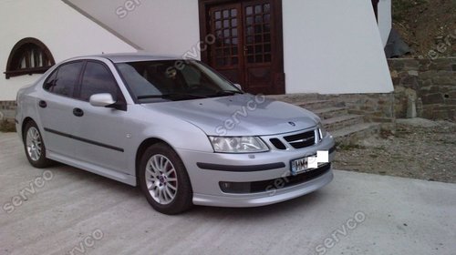 Prelungire extensie lip buza tunig sport bara fata Saab 9-3 Aero 2002-2007 v1