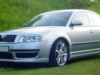 Prelungire extensie lip buza tuning sport bara fata Skoda Superb 3U 2001-2008 v1