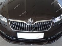 Prelungire Facelift spoiler lip buza tuning sport bara fata Skoda Superb 2 B6 3T 2013-2015 v1