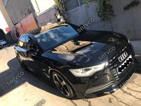 Prelungire fusta spoiler bara fata Audi A6 C7 2012 2013 2014 ABT S line ver1