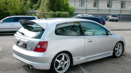 Prelungire fusta spoiler bara spate Honda Civic 3d 2001 2004