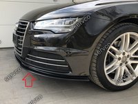 Prelungire lip buza bara fata Audi A7 4G8 Facelift 2014-2017 v1