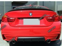 Prelungire lip buza spoiler evcuare bara spate BMW F32 Seria 4 435 430 M performance v2