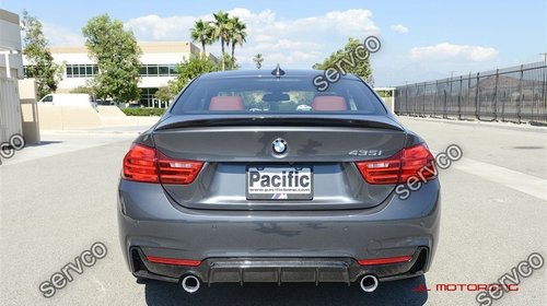 Prelungire lip buza spoiler evcuare bara spate BMW F32 Seria 4 435 430 M performance v2