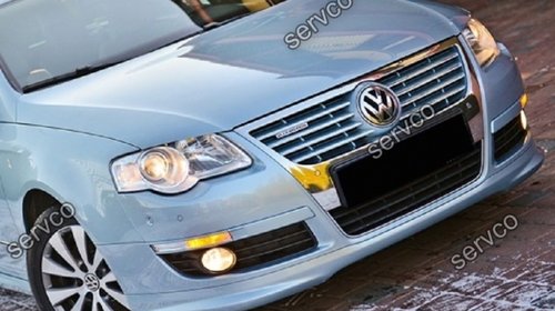 Prelungire lip buza VW spoiler tuning sport bara fata Volkswagen Passat B6 3C R line 2005-2010 v1