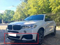 Prelungire lip fusta spoiler bara fata BMW X6 F16 M Performance Aero Pack Sport ver1