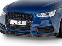 Prelungire lip spoiler bara fata pentru Audi A1 8X Facelift 2015-2018 nu se potriveste pentru S-Line CSL481