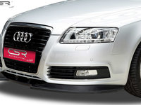 Prelungire lip spoiler bara fata pentru Audi A6 4F S-Line 9/2008-2011 CSL106