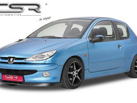 Prelungire lip spoiler bara fata pentru Peugeot 206 numai an CC, RC, GTI, S16, XSI, XS, SPORT 1998-2007 CSL045