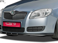 Prelungire lip spoiler bara fata pentru Skoda Fabia 2 Typ 5J pentru toate modelele in afara de modelele RS 2007-2010 CSL025