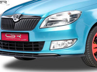 Prelungire lip spoiler bara fata pentru Skoda Fabia 2 pentru toate modelele in afara de modelele RS 10/2010-11/2014 CSL102