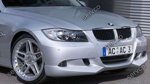 Prelungire spliter lip fusta bara fata BMW E90 E91 ACS AC SCHNITZER 2005 2006 2007 2008 v7