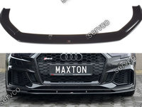 Prelungire splitter bara fata Audi A3 RS3 8V Facelift Sportback 2017- v6 - Maxton Design