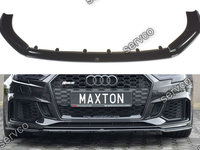 Prelungire splitter bara fata Audi A3 RS3 8V Facelift Sportback 2017- v7 - Maxton Design