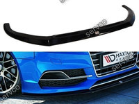 Prelungire splitter bara fata Audi A3 S3 8V Sedan Cabrio 2012-2016 v3 - Maxton Design