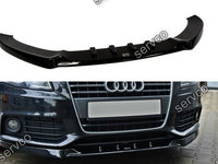 Prelungire splitter bara fata Audi A4 B8 2007-2011 v3 - Maxton Design