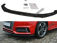 Prelungire splitter bara fata Audi A4 B9 S-Line 2015-2019 v2 - Maxton Design