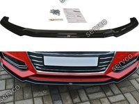 Prelungire splitter bara fata Audi A4 B9 S-Line 2015-2019 v1 - Maxton Design